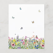 バジェット水カラーフローラカップルのシャワー (裏面)