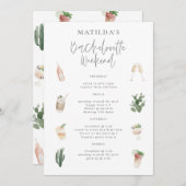 バジェット水彩ドリンクバチェロレッテ シーズンカード (正面/裏面)