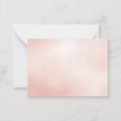 バジェット水彩バチェロレッテ週末 ノートカード (裏面)