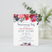 バジェット水色の赤いフローラ引っ越し祝いパーティーパーティー (スタンド正面)