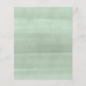 バジェット水色ユーカリプトゥスグリーン結婚リー (裏面)