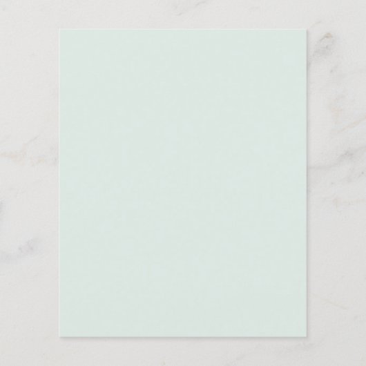 バジェット水色ユーカリ葬儀ありがとう (裏面)