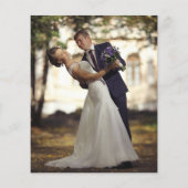 バジェット水色boho blue botants結婚の チラシ (裏面)