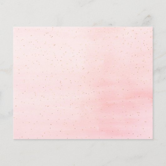 バジェット洗礼式アーチ写真赤面感謝してい金ゴールドユー (裏面)