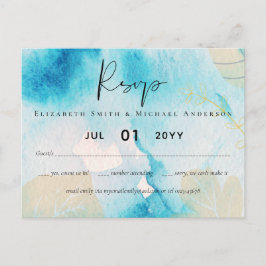 バジェット海ガラスシェード水結婚色の ポストカード