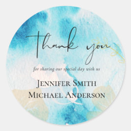 バジェット海ガラスシェード水結婚色の ラウンドシール