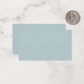 バジェット海ガラスセージ緑のモノクローム結婚ズ ノートカード (正面/裏面インサイチュ)