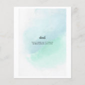 バジェット海シーガグラデーションラスティール(緑がかった色)ブルー結婚ズINV (裏面)