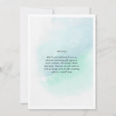 バジェット海シーガグラデーションラスティール（緑がかった色）ブルー結婚ズINV (裏面)