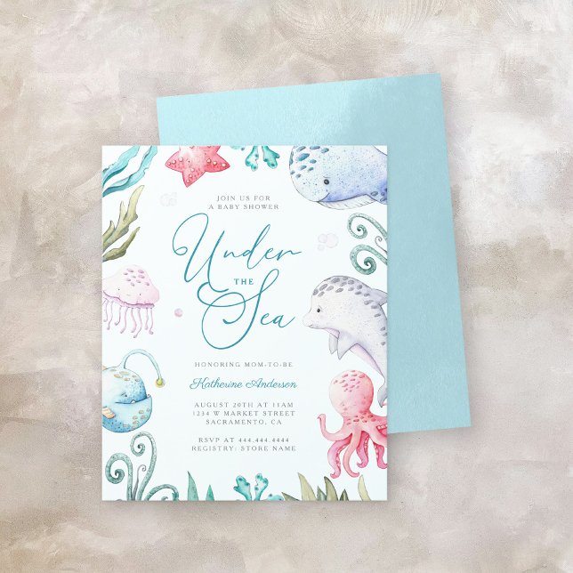 バジェット海動物の海の男の子のシャワーの下 (クリエイターアップロード済み)