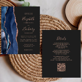 バジェット海軍バラ金ゴールドアゲイト暗いQRコード結婚ズ