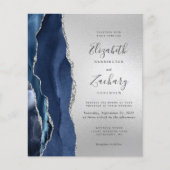 バジェット海軍ブルーアゲートシルバー結婚ズ (正面)