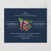 バジェット海軍モダントロピカルブケ結婚ス (正面)