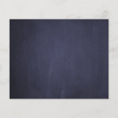 バジェット海軍赤面ピンクフローラ結婚式RSVP チラシ (裏面)