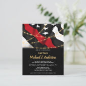 バジェット消防士の退職金の細い赤線招待状 (スタンド正面)