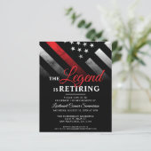 バジェット消防士退職パーティの招待状 (スタンド正面)