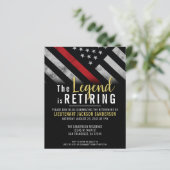 バジェット消防士退職パーティの招待状 (スタンド正面)