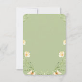 バジェット温室ボタニカルブリジガートンブライダルシャワー 招待状 (裏面)