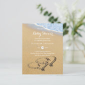 バジェット熱帯ビーチハートイン砂ベビーシャワー (スタンド正面)