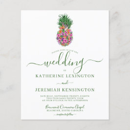 バジェット熱帯フローラハイビスカスパイナップル結婚ズ