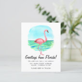 バジェット熱帯性フラミンゴが新しいアドレス移動 (スタンド正面)