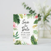 バジェット熱帯葉ルアウ(ハワイ式宴会)の日付を保存 (スタンド正面)