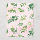 バジェット熱帯葉ルアウ(ハワイ式宴会)の日付を保存 (裏面)