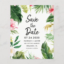 バジェット熱帯葉ルアウ（ハワイ式宴会）の日付を保存