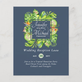 バジェット熱帯葉ルアウ（ハワイ式宴会）ウェディングレセプションインビ