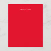 バジェット熱帯葉国の目的地の結婚式の招待状 (裏面)