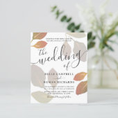 バジェット燃えたオレンジ色の水色の結婚葉 (スタンド正面)