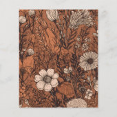 バジェット燃えオレンジ色の野結婚花の (裏面)