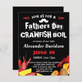 バジェット父の日クロウフィッシュ沸騰招待状 (正面/裏面)