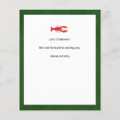 バジェット父の日シーフードボイルパーティの招待状 (裏面)