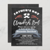 バジェット父の日チョーククロウフィッシュ沸騰招待状 (正面/裏面)