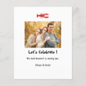 バジェット父の日フォトクロウフィッシュ沸騰招待状 (裏面)