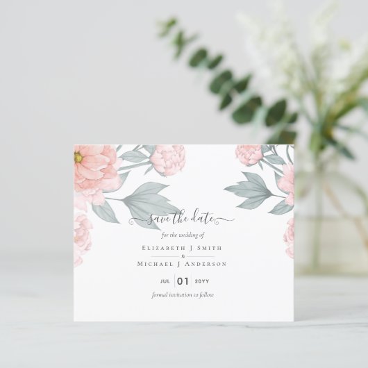 バジェット牡丹ピンクセージ結婚ピーチ (スタンド正面)