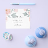 バジェット牡丹ピンクセージ結婚ピーチ チラシ (シングル)