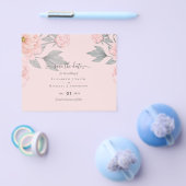 バジェット牡丹ピンクセージ結婚ピーチ チラシ (シングル)
