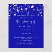 バジェット王室のブルーシルバー結婚スターズ (正面)