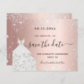 バジェット甘い16バラシルバードレス日付を保存 (正面/裏面)