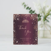 バジェット甘い16ブルゴーニュバラ金ゴールドサンキューカード (スタンド正面)