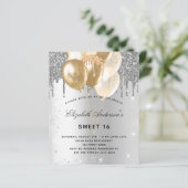 バジェット甘い16銀金ゴールドバルーンへの招待 (スタンド正面)