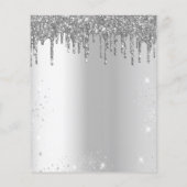 バジェット甘い16銀金ゴールドバルーンへの招待 (裏面)