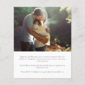 バジェット甘いCan Bee Baby Shower Invitation (裏面)