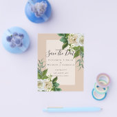 バジェット白のバラ救スデイテ結婚ィズのシック チラシ (シングル)