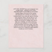 バジェット白のバラ救スデイテ結婚ィズのシック チラシ (裏面)