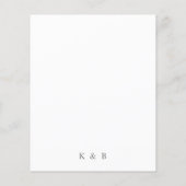 バジェット白フローラと緑の日を保存 (裏面)