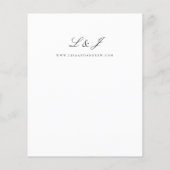 バジェット白書結婚道のチラシ チラシ (裏面)