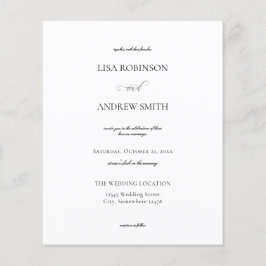 バジェット白書結婚道のチラシ チラシ